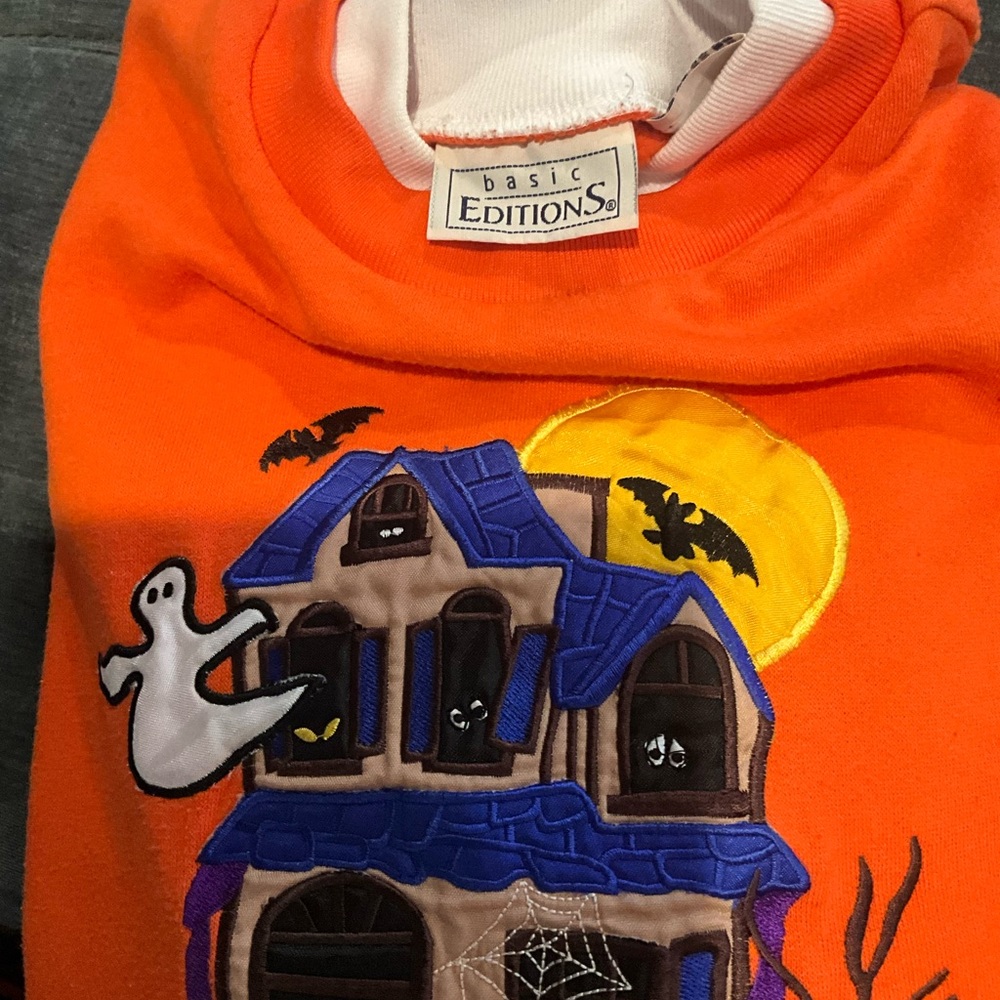 Basic Editions Halloween Costume - Orange and Blue
